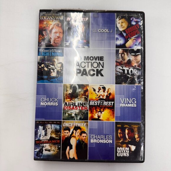 Other - 10 Movie Action Pack [DVD] Disc Tested, Working